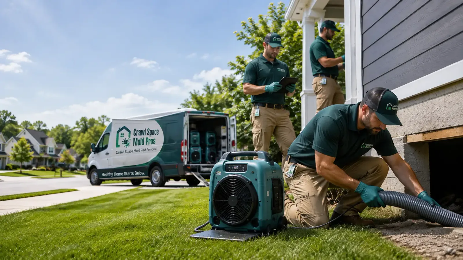 Crawl Space Mold Removal in Crystal Falls, MI